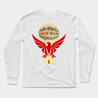 quotes eagle Long Sleeve T-Shirt